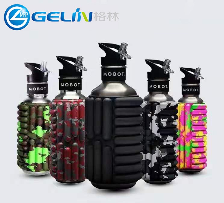 按摩滾輪水壺
